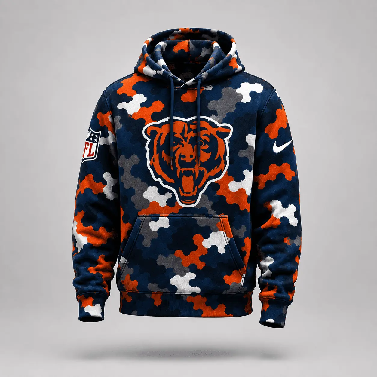 Chicago Bears | Premium NFL Game Day Camo Hoodie & Jogger Set NY - Image 2
