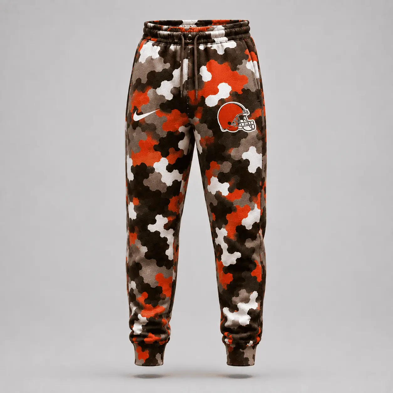 Cleveland Browns | Premium NFL Game Day Camo Hoodie & Jogger Set NY - Image 3