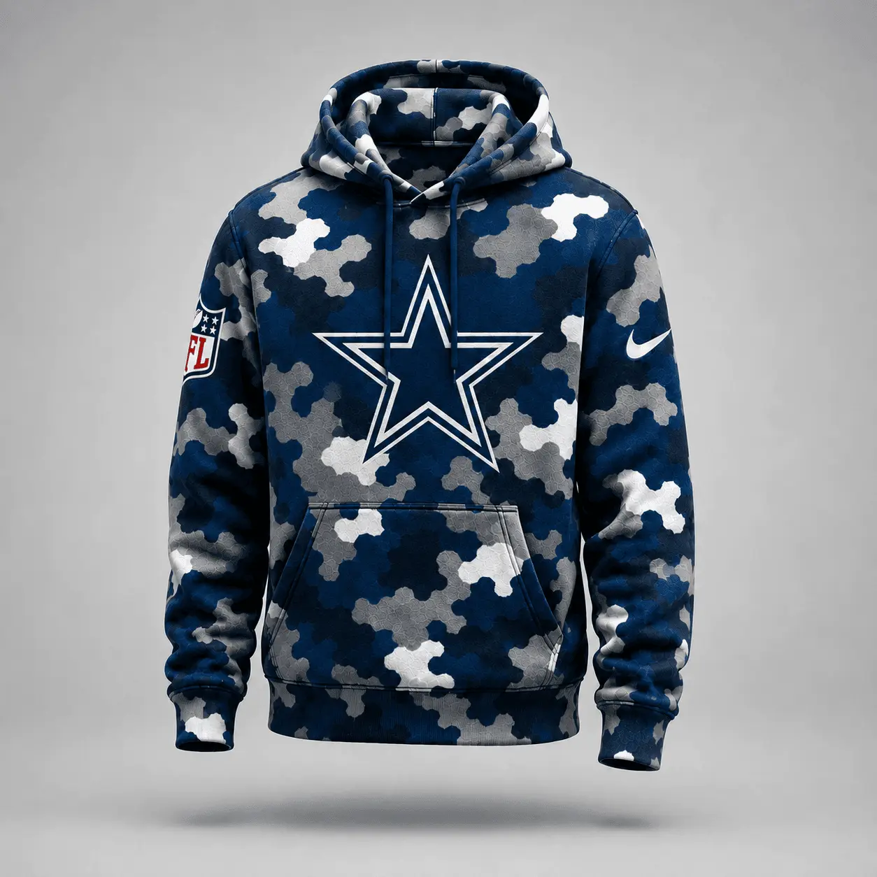 Dallas Cowboys | Premium NFL Game Day Camo Hoodie & Jogger Set NY - Image 2
