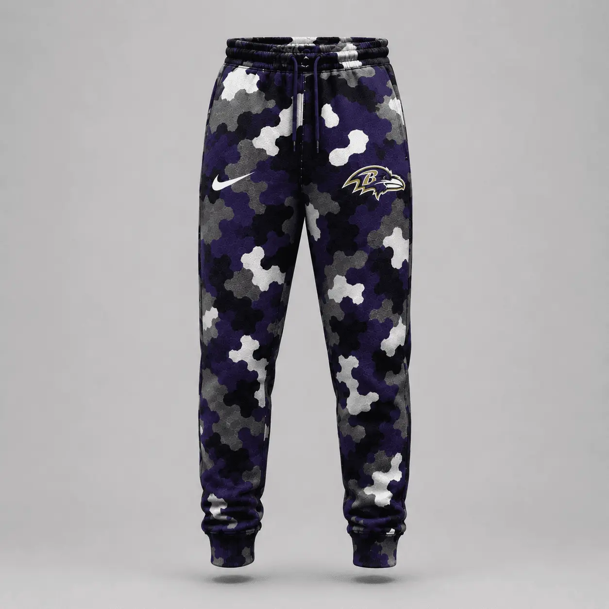 Baltimore Ravens | Premium NFL Game Day Camo Hoodie & Jogger Set NY - Image 3