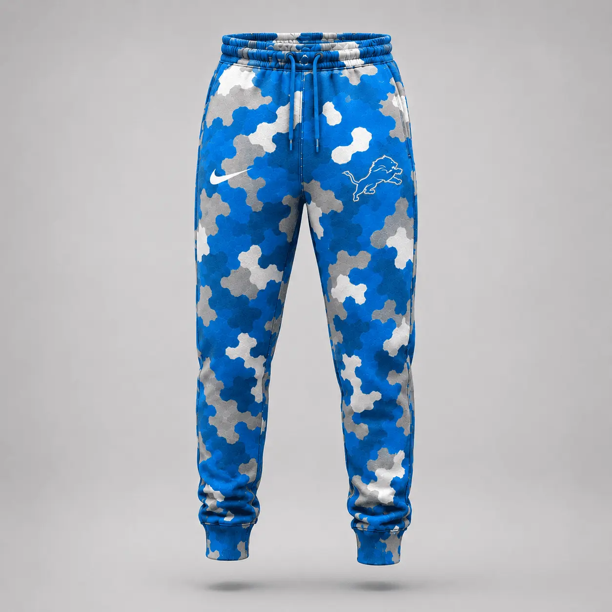 Detroit Lions | Premium NFL Game Day Camo Hoodie & Jogger Set NY - Image 3