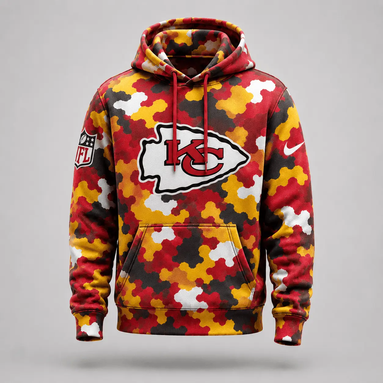 Kansas City Chiefs | Premium NFL Game Day Camo Hoodie & Jogger Set NY - Image 2