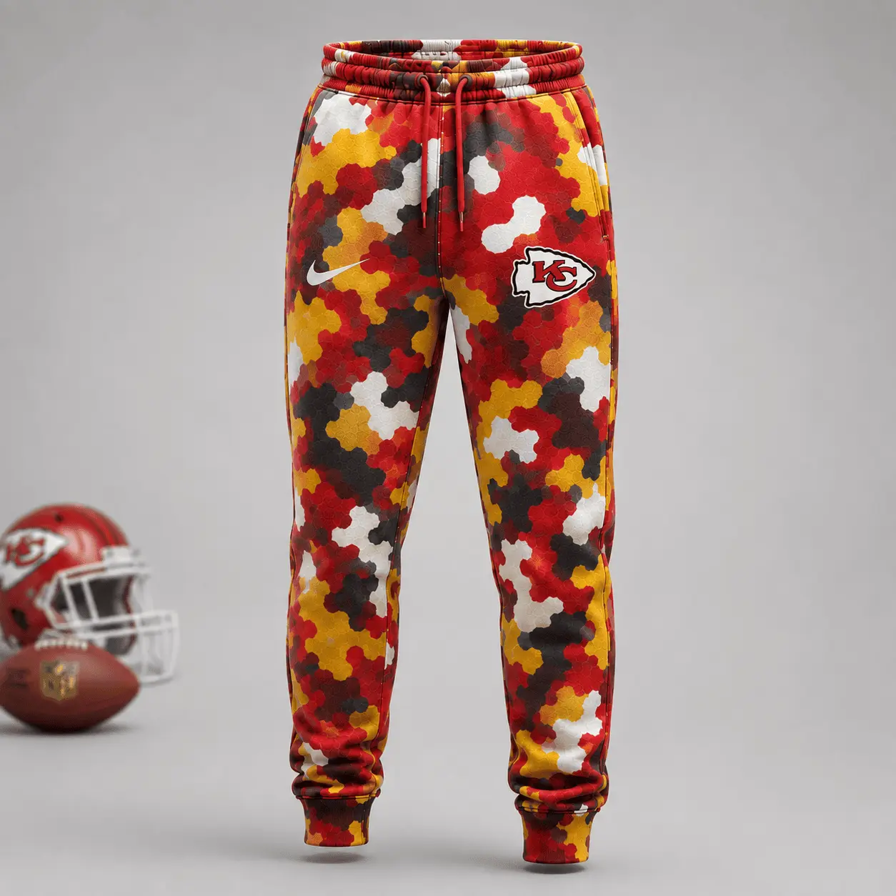 Kansas City Chiefs | Premium NFL Game Day Camo Hoodie & Jogger Set NY - Image 3