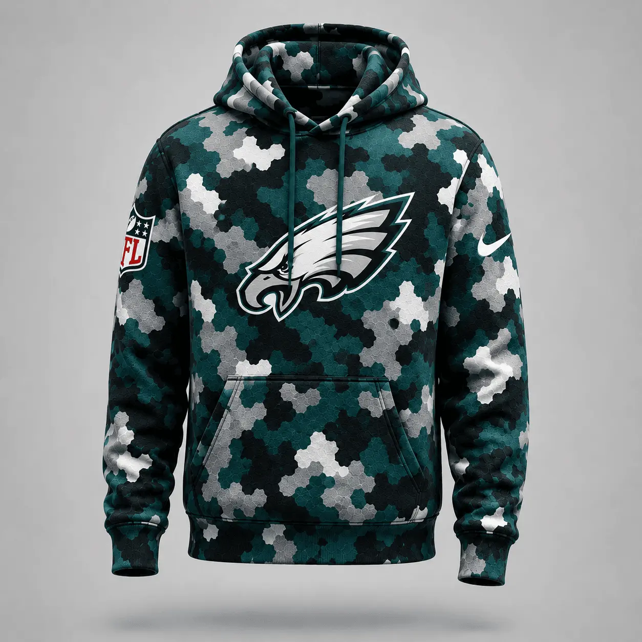 Philadelphia Eagles | Premium NFL Game Day Camo Hoodie & Jogger Set NY - Image 2