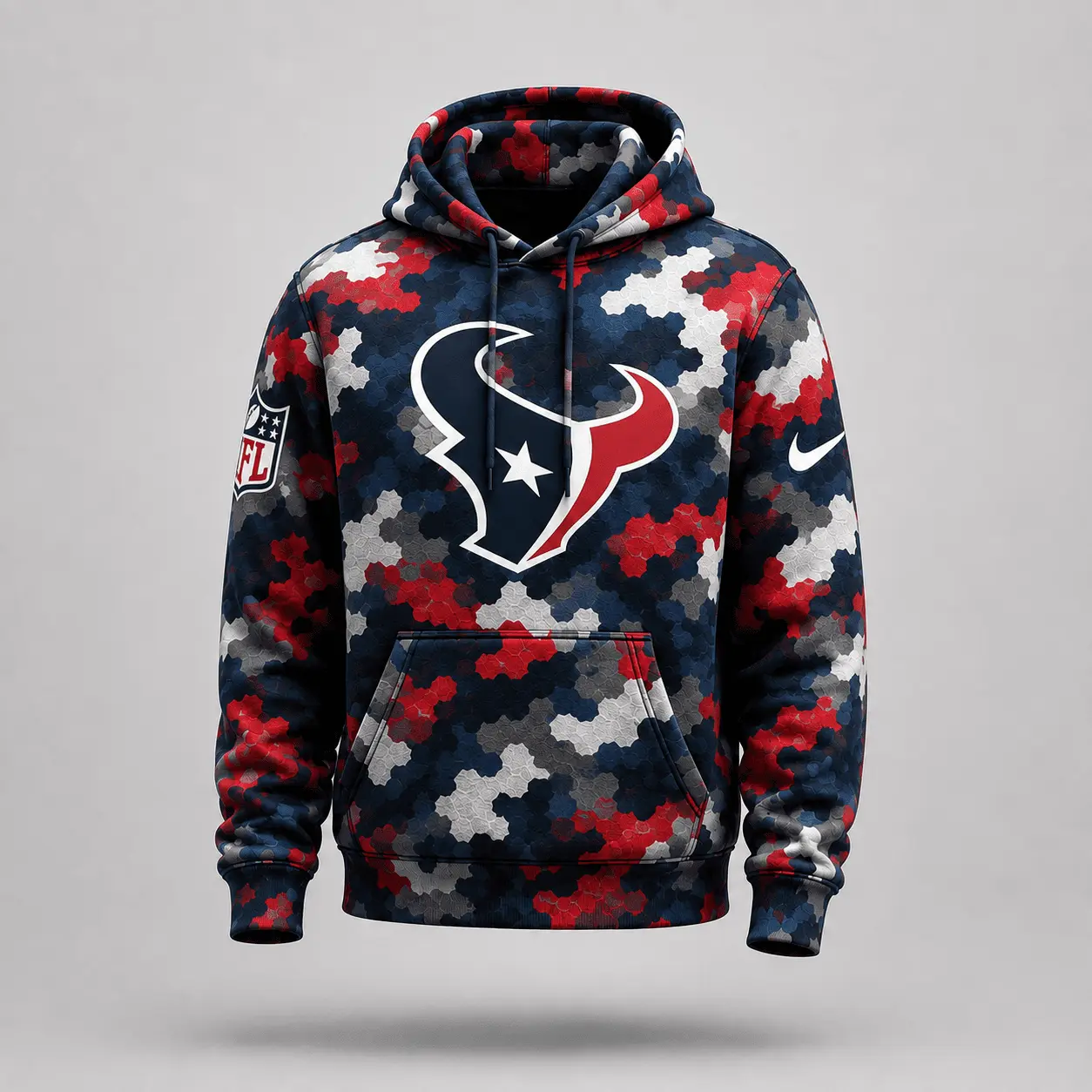 Houston Texans | Premium NFL Game Day Camo Hoodie & Jogger Set NY - Image 2