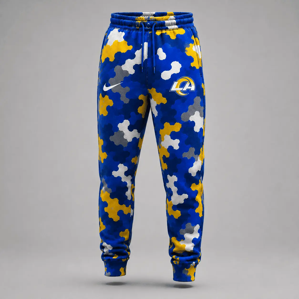 Los Angeles Rams | Premium NFL Game Day Camo Hoodie & Jogger Set NY - Image 3