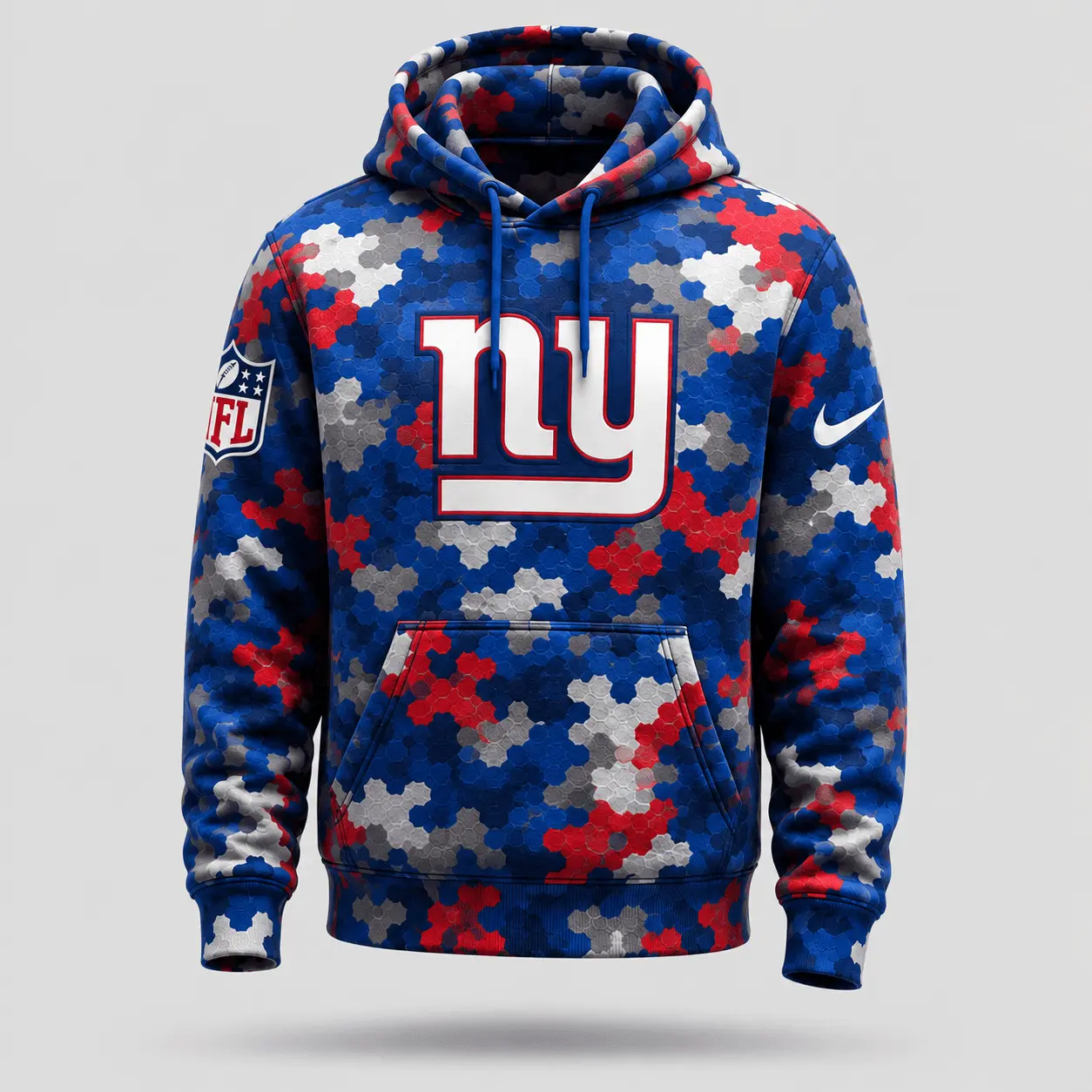 New York Giants | Premium NFL Game Day Camo Hoodie & Jogger Set NY - Image 2