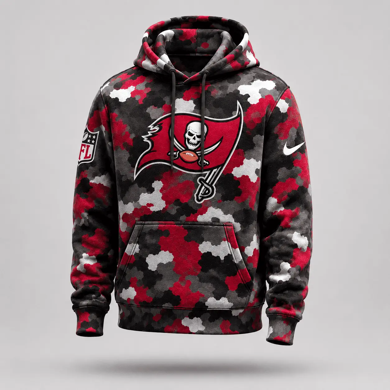Tampa Bay Buccaneers | Premium NFL Game Day Camo Hoodie & Jogger Set NY - Image 2
