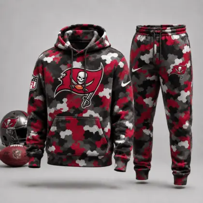 Tampa Bay Buccaneers | Premium NFL Game Day Camo Hoodie & Jogger Set NY