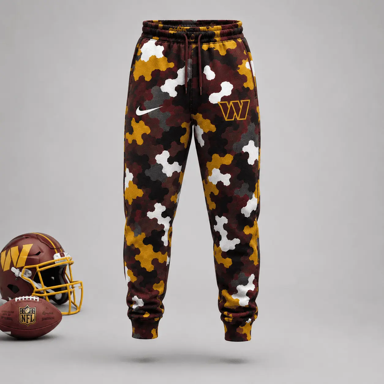 Washington Commanders | Premium NFL Game Day Camo Hoodie & Jogger Set NY - Image 3