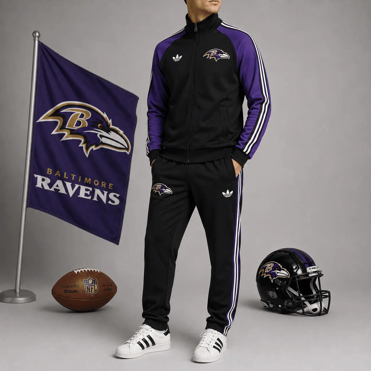 Baltimore Ravens | Premium NFL Game Day Jacket & Jogger Set NY