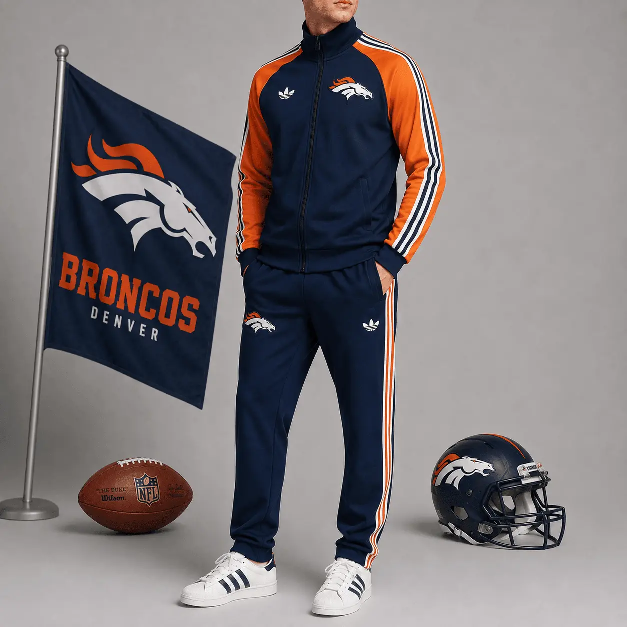 Denver Broncos | Premium NFL Game Day Jacket & Jogger Set NY