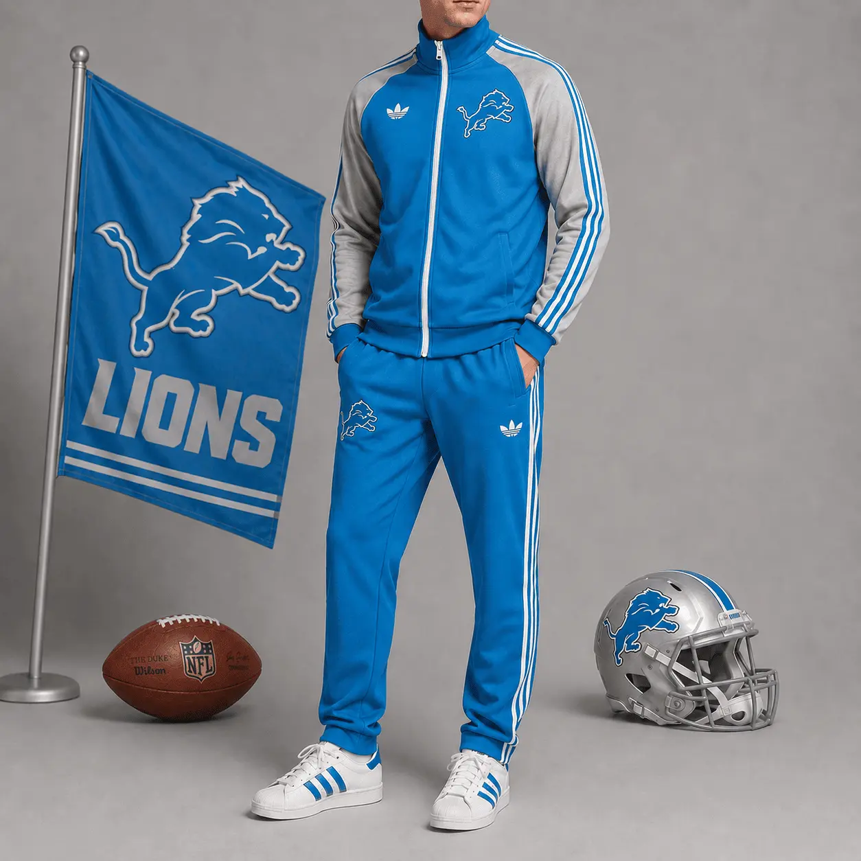 Detroit Lions | Premium NFL Game Day Jacket & Jogger Set NY