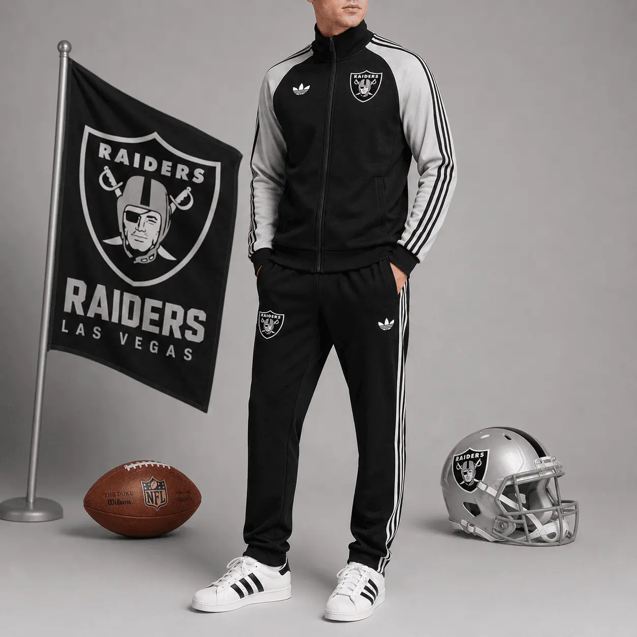 Las Vegas Raiders | Premium NFL Game Day Jacket & Jogger Set NY