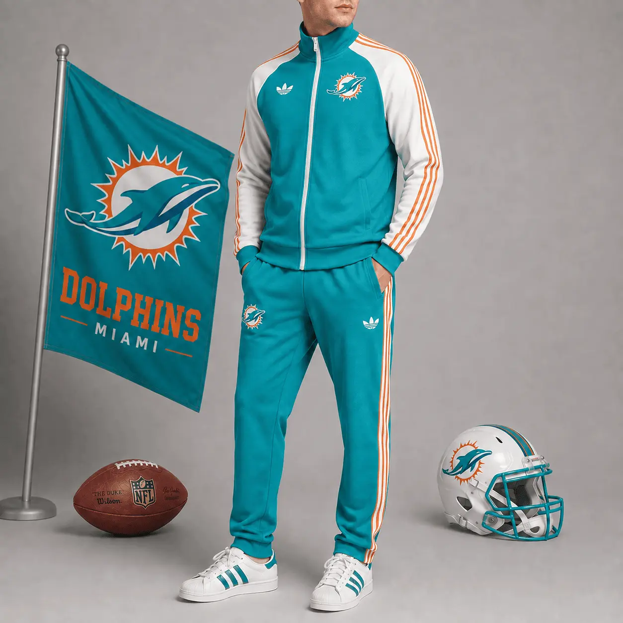 Miami Dolphins | Premium NFL Game Day Jacket & Jogger Set NY