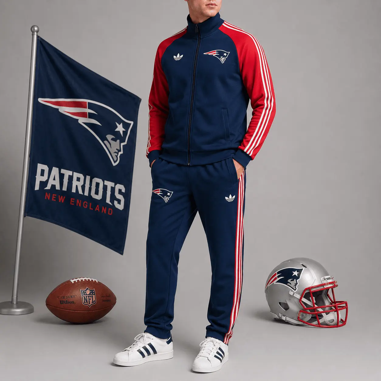 New England Patriots | Premium NFL Game Day Jacket & Jogger Set NY