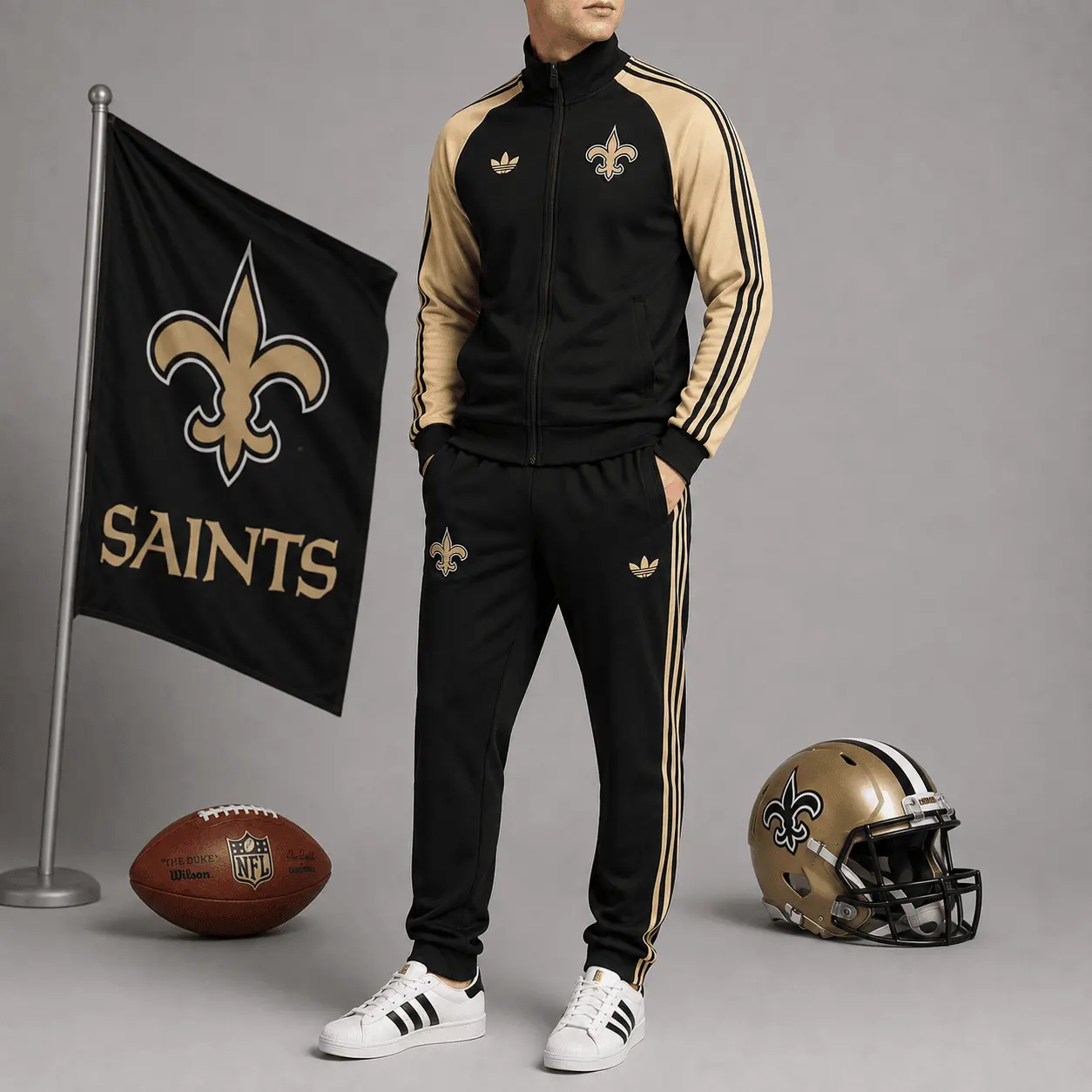 New Orleans Saints | Premium NFL Game Day Jacket & Jogger Set NY