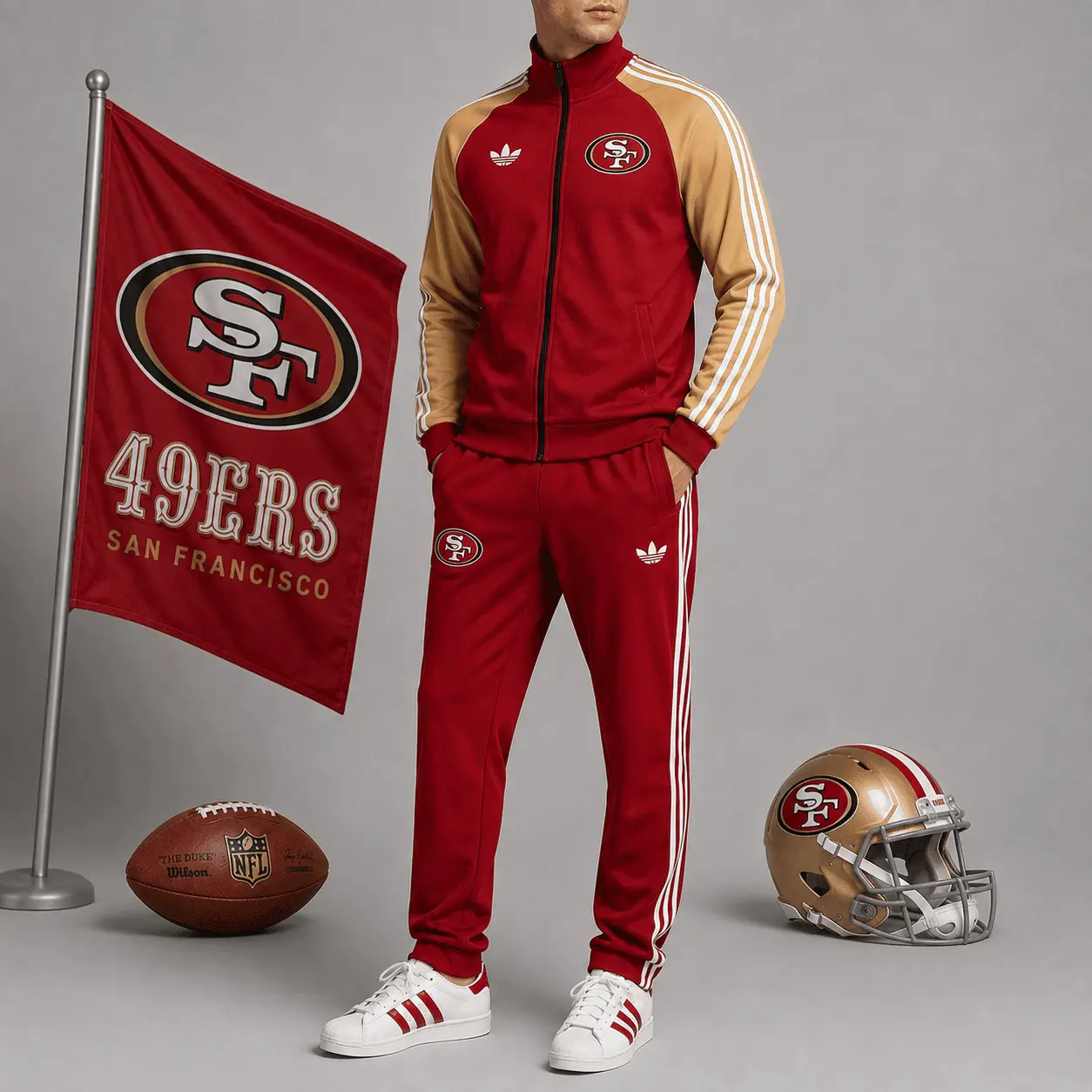 San Francisco 49ers | Premium NFL Game Day Jacket & Jogger Set NY