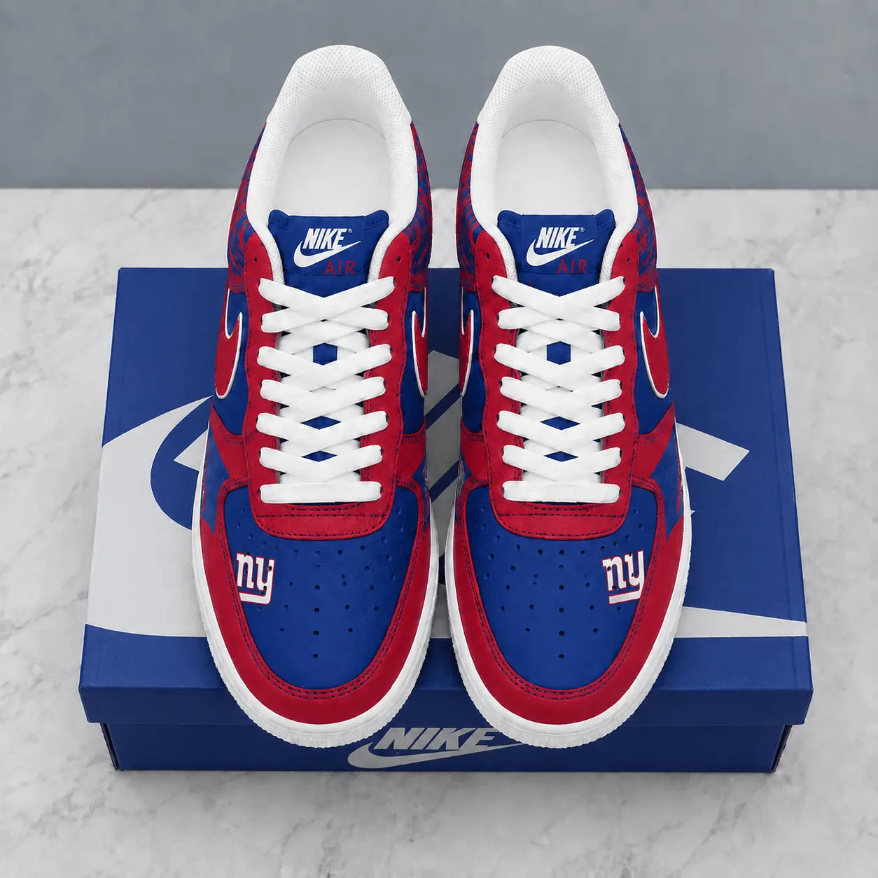 New York Giants | Premium NFL Stadium Talon Line AF1 Shoes NTD - Image 2