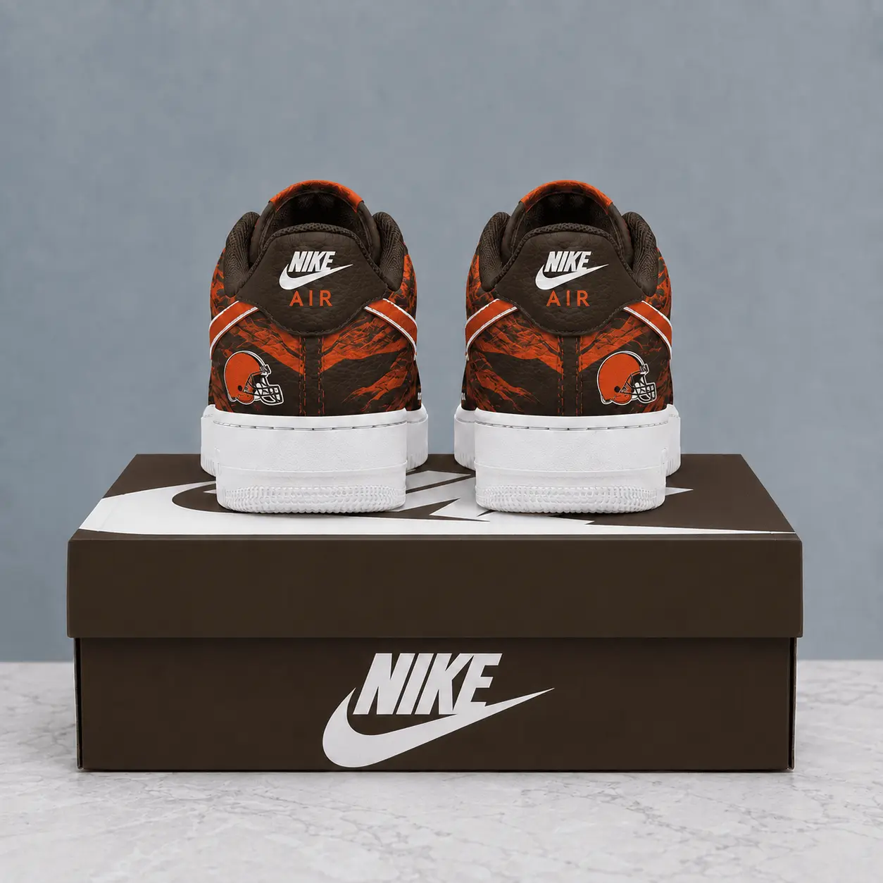 Cleveland Browns | Premium NFL Stadium Talon Line AF1 Shoes NTD - Image 3