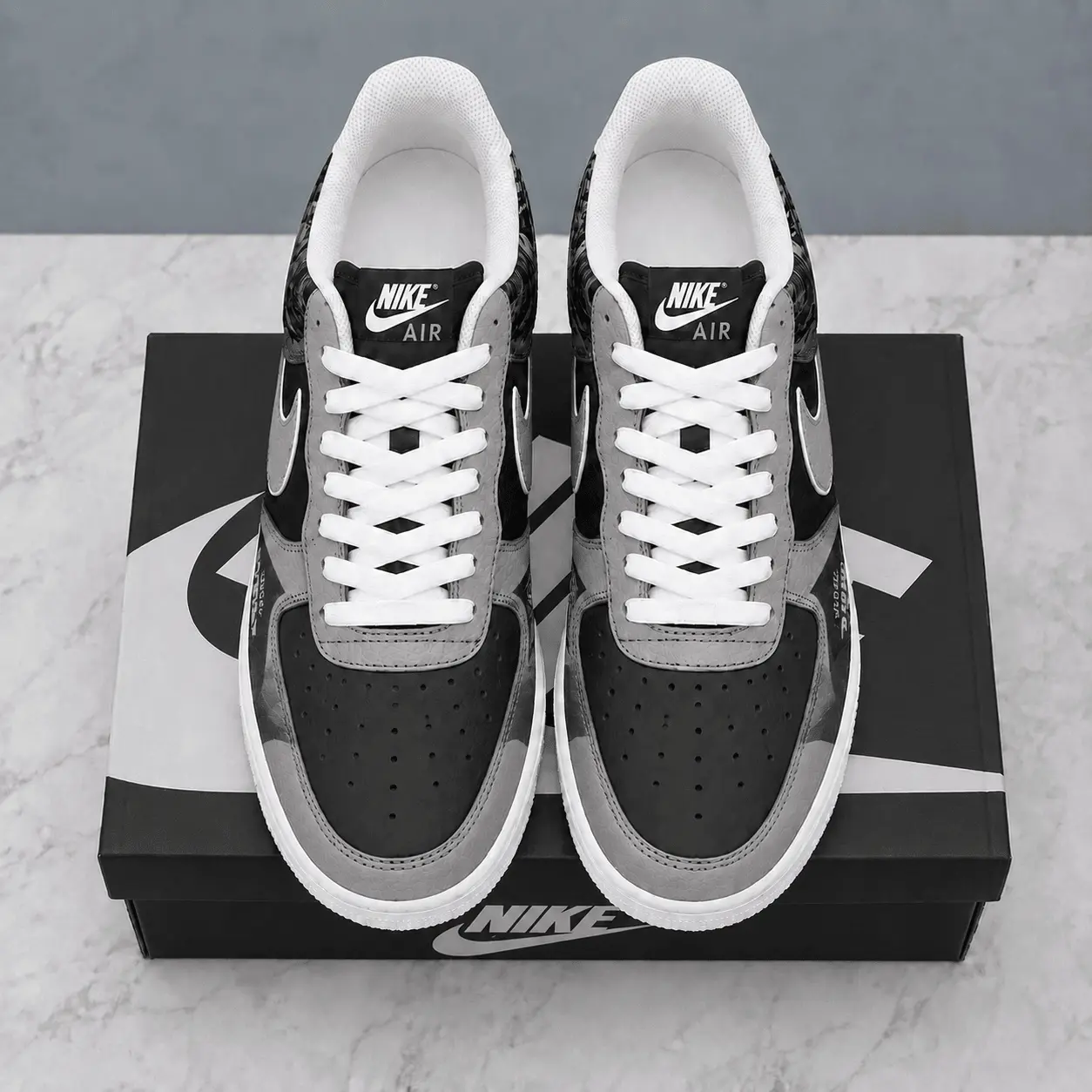 Las Vegas Raiders | Premium NFL Stadium Talon Line AF1 Shoes NTD - Image 2