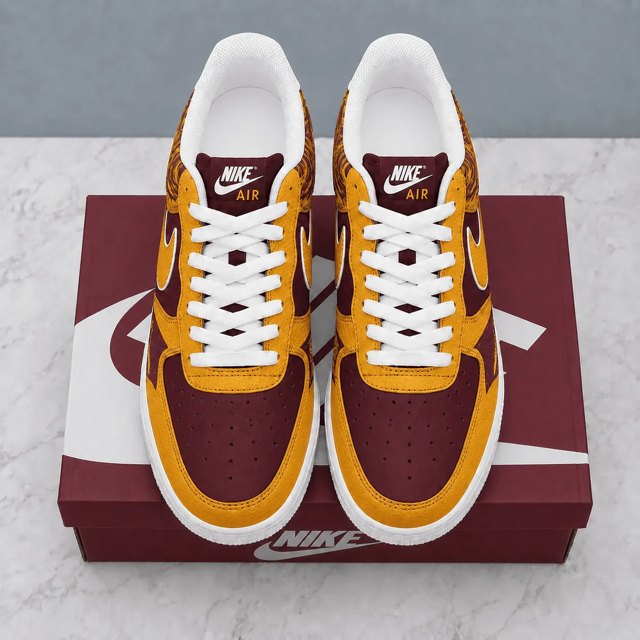 Washington Commanders | Premium NFL Stadium Talon Line AF1 Shoes NTD - Image 2