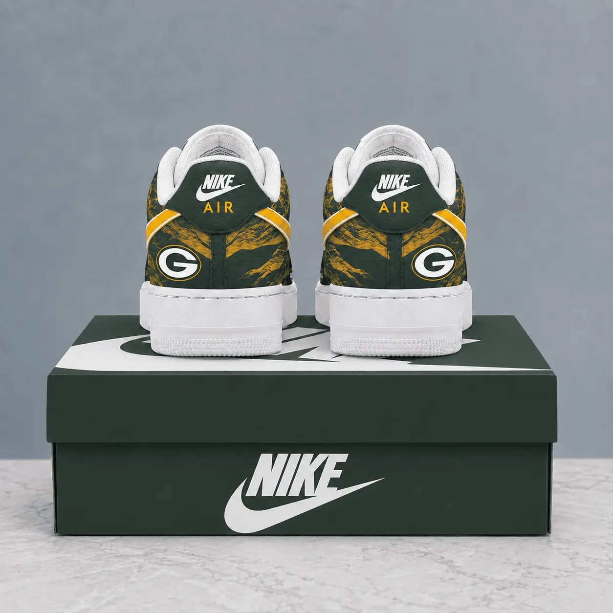 Green Bay Packers | Premium NFL Stadium Talon Line AF1 Shoes NTD - Image 3