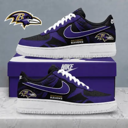 Baltimore Ravens | Premium NFL Stadium Talon Line AF1 Shoes NTD