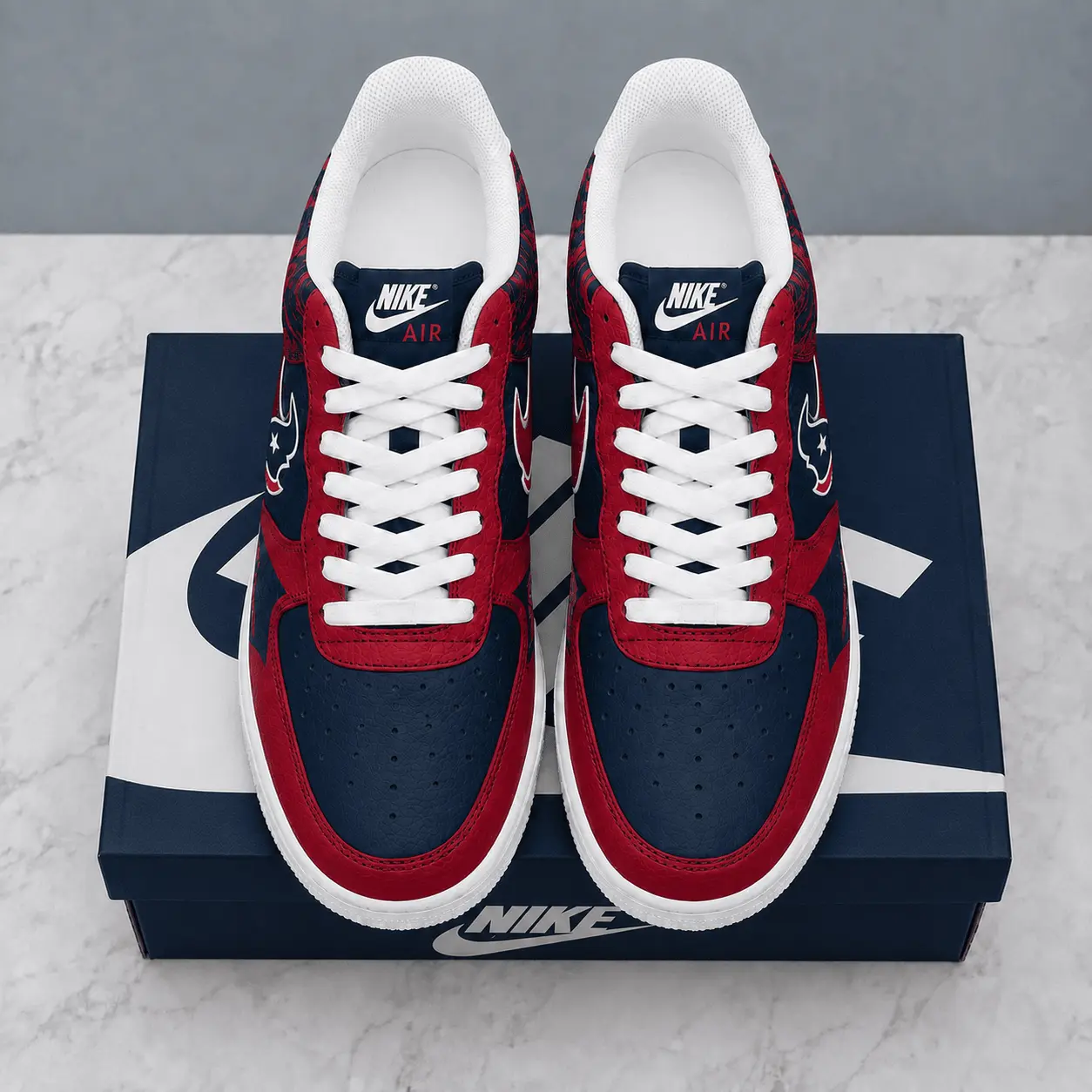 Houston Texans | Premium NFL Stadium Talon Line AF1 Shoes NTD - Image 2