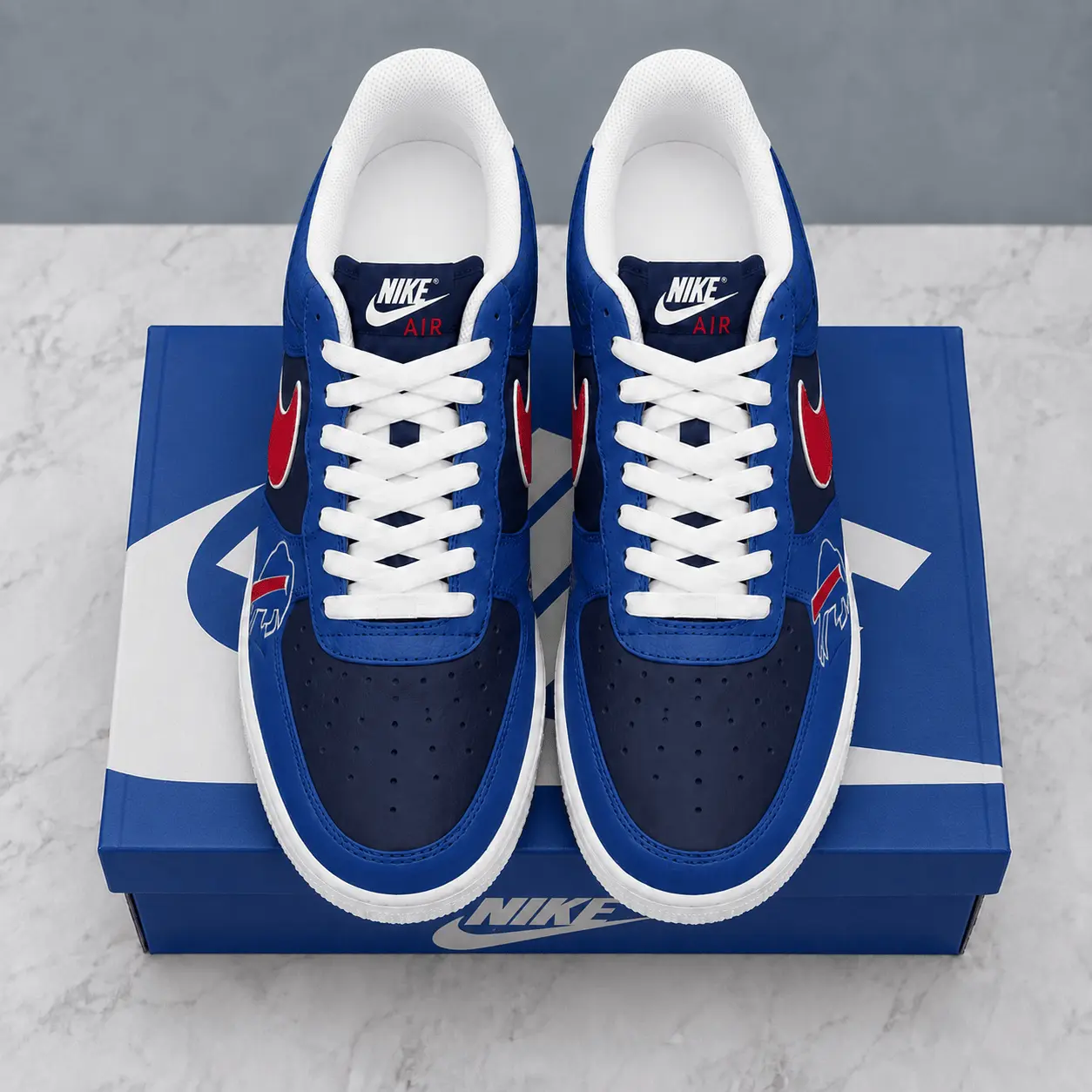 Buffalo Bills | Premium NFL Stadium Talon Line AF1 Shoes NTD - Image 2