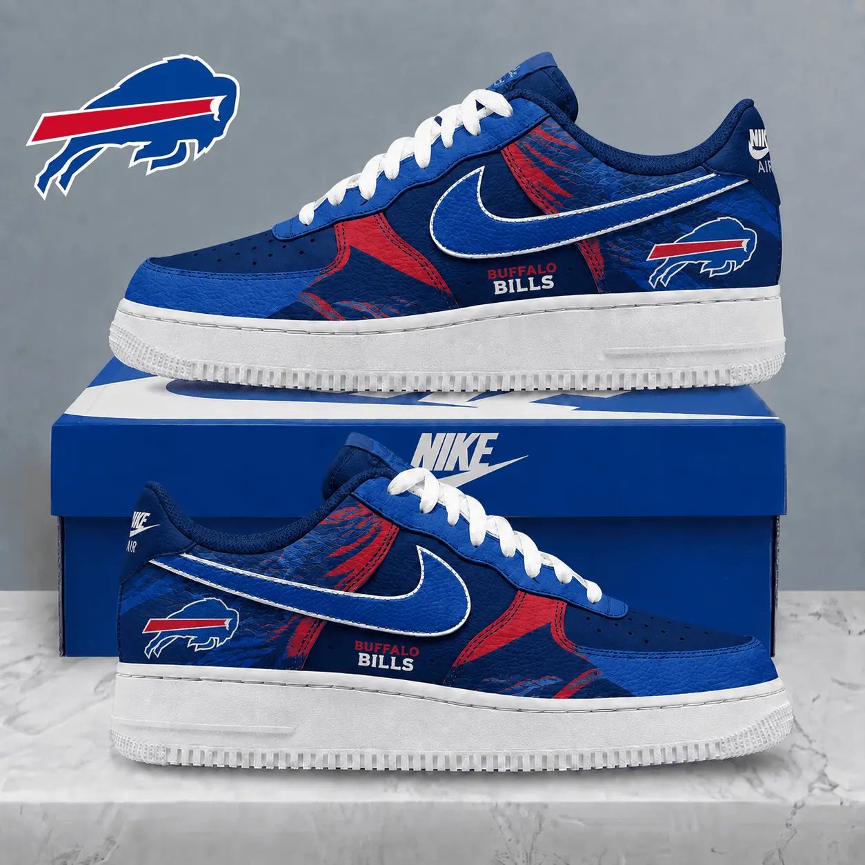 Buffalo Bills | Premium NFL Stadium Talon Line AF1 Shoes NTD