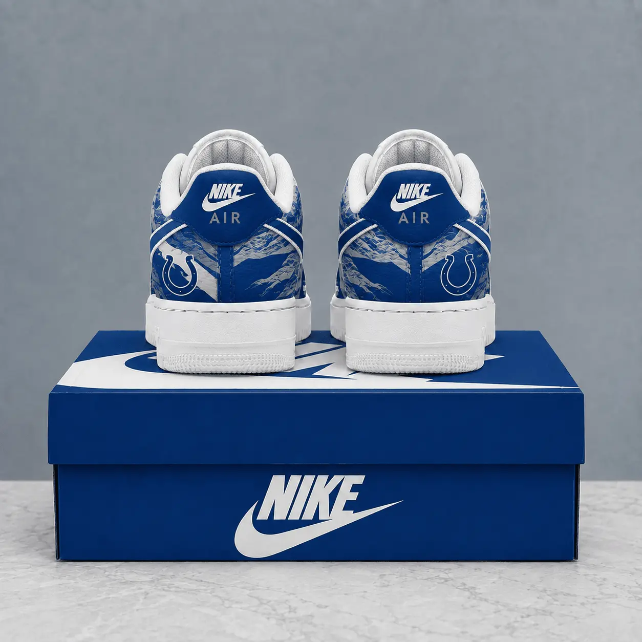 Indianapolis Colts | Premium NFL Stadium Talon Line AF1 Shoes NTD - Image 3