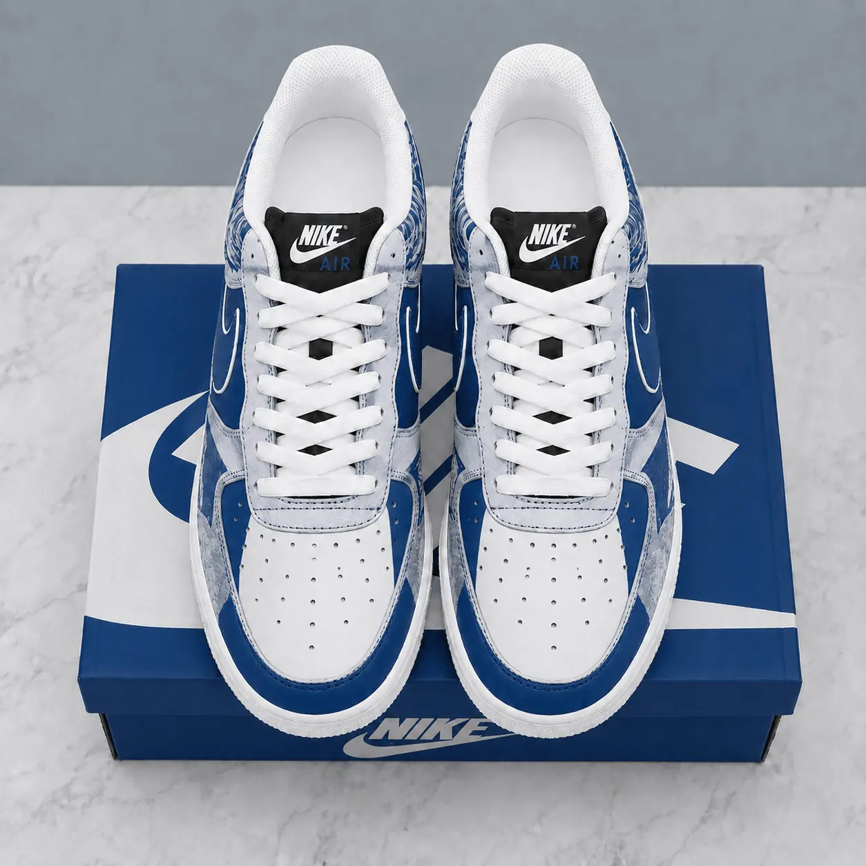 Indianapolis Colts | Premium NFL Stadium Talon Line AF1 Shoes NTD - Image 2