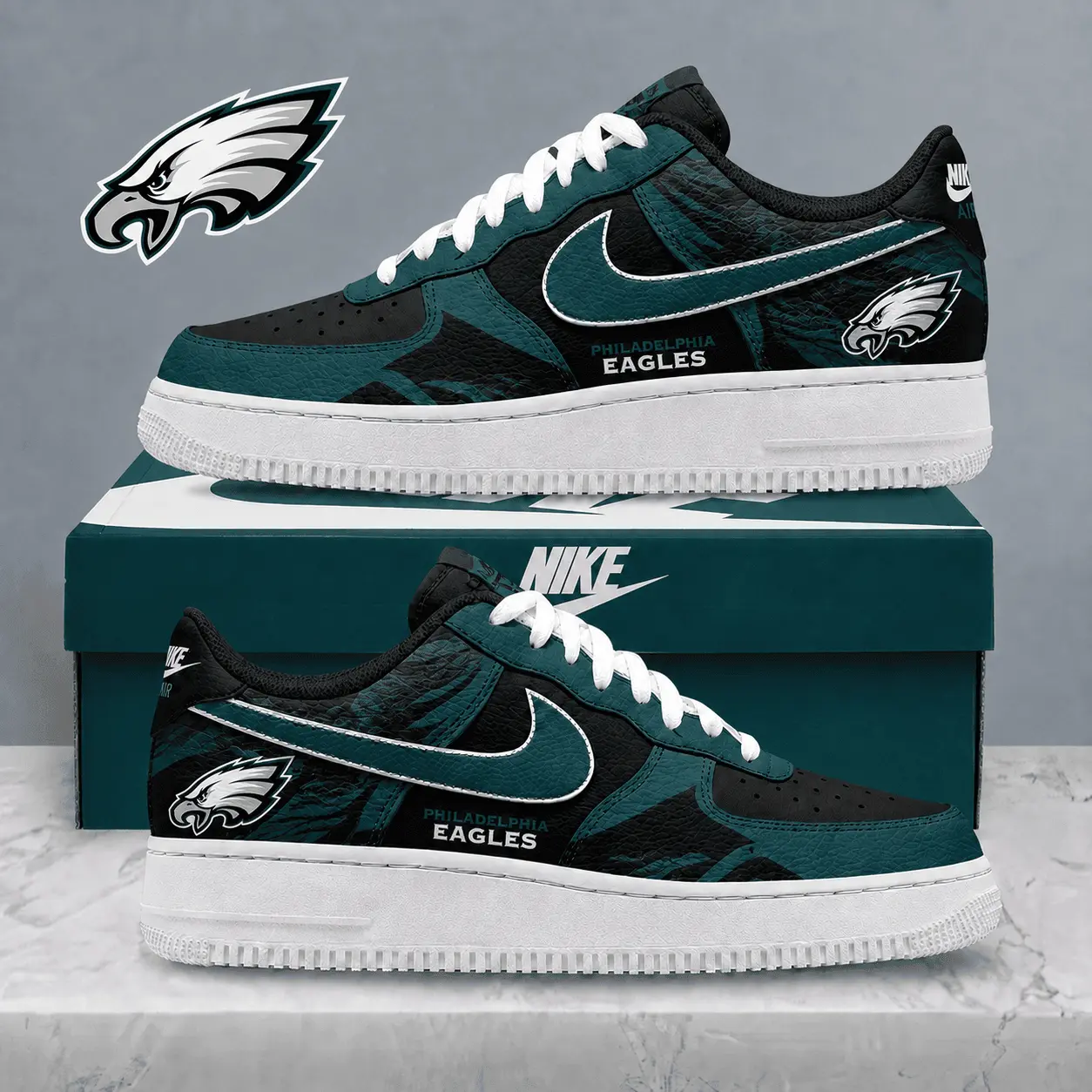 Philadelphia Eagles | Premium NFL Stadium Talon Line AF1 Shoes NTD
