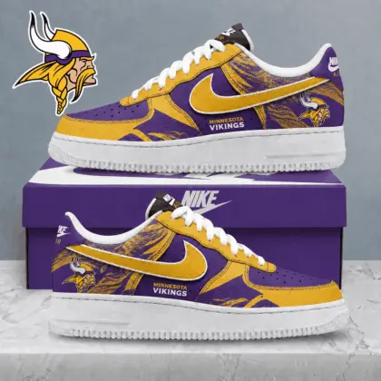 Minnesota Vikings | Premium NFL Stadium Talon Line AF1 Shoes NTD