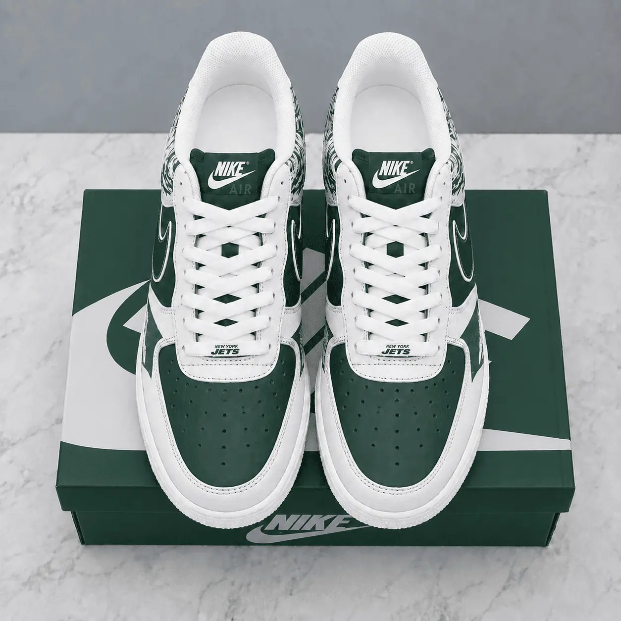 New York Jets | Premium NFL Stadium Talon Line AF1 Shoes NTD - Image 2
