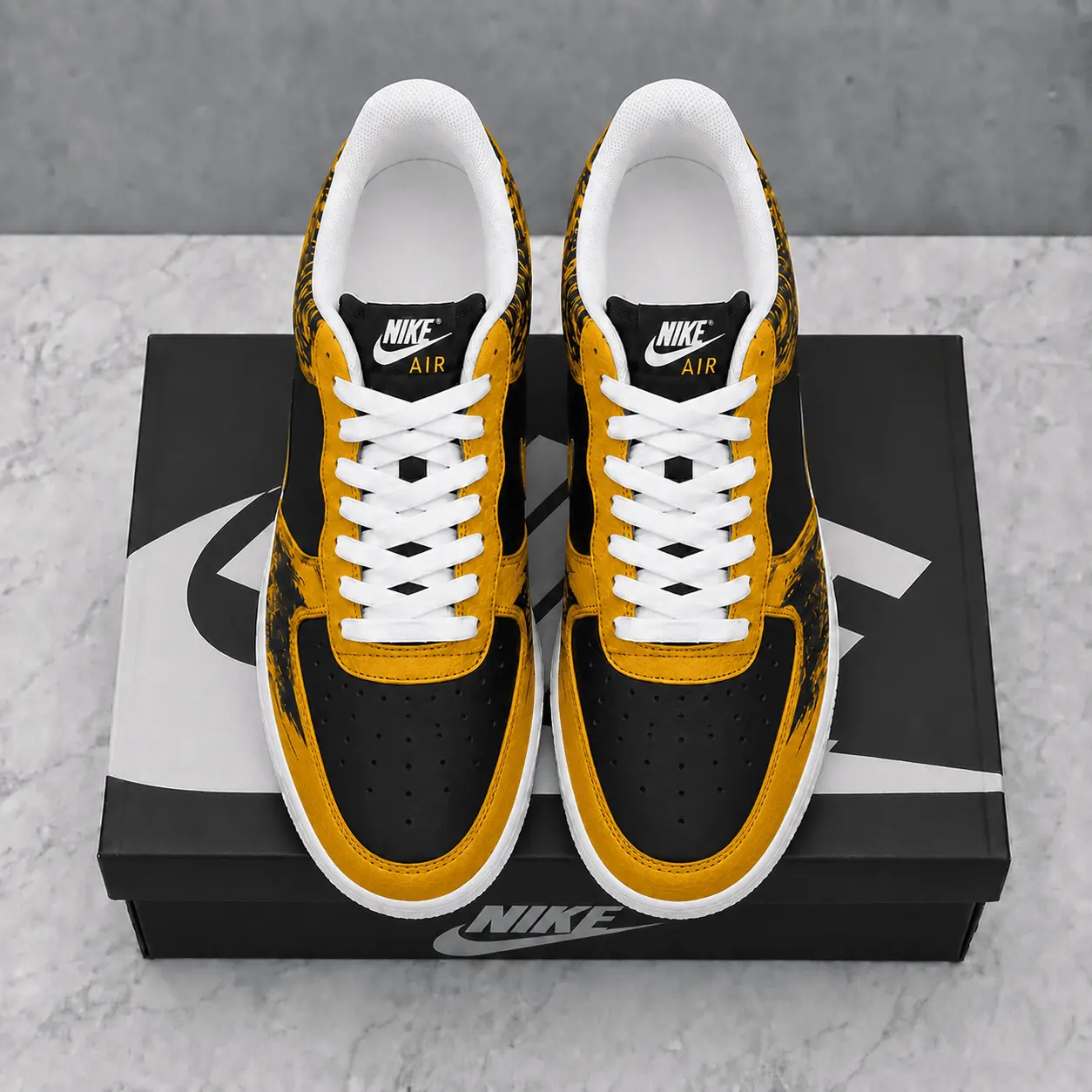 Pittsburgh Steelers | Premium NFL Stadium Talon Line AF1 Shoes NTD - Image 2