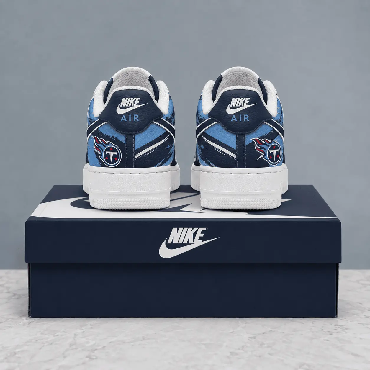 Tennessee Titans | Premium NFL Stadium Talon Line AF1 Shoes NTD - Image 3