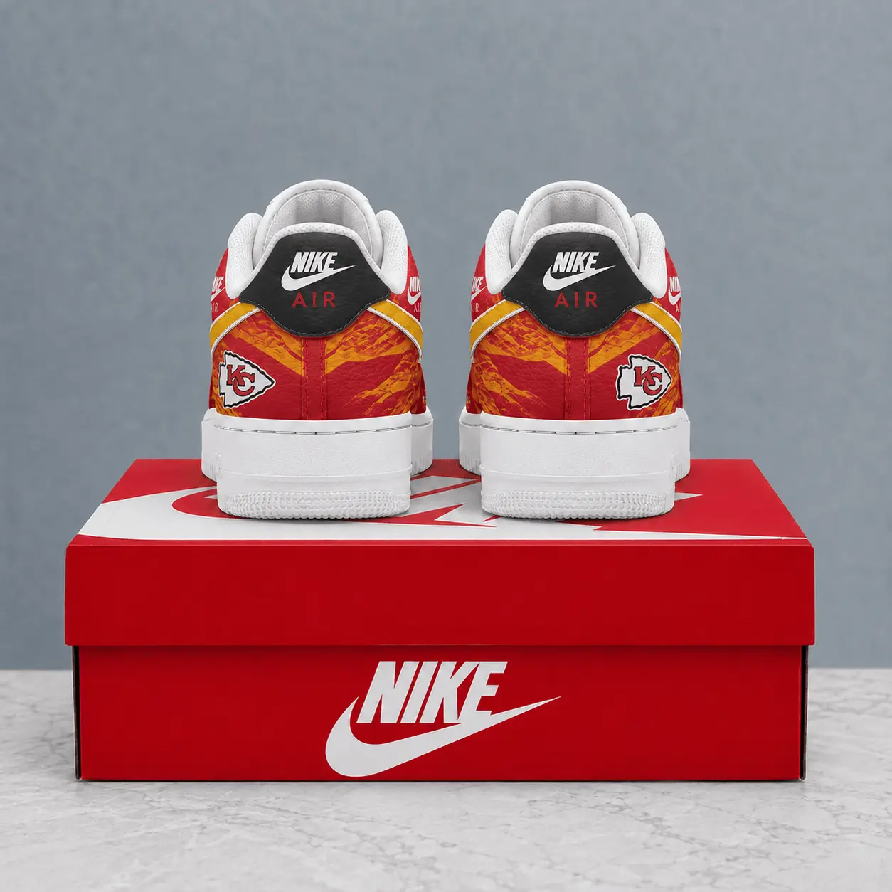 Kansas City Chiefs | Premium NFL Stadium Talon Line AF1 Shoes NTD - Image 3