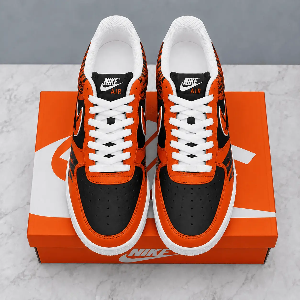 Cincinnati Bengals | Premium NFL Stadium Talon Line AF1 Shoes NTD - Image 2