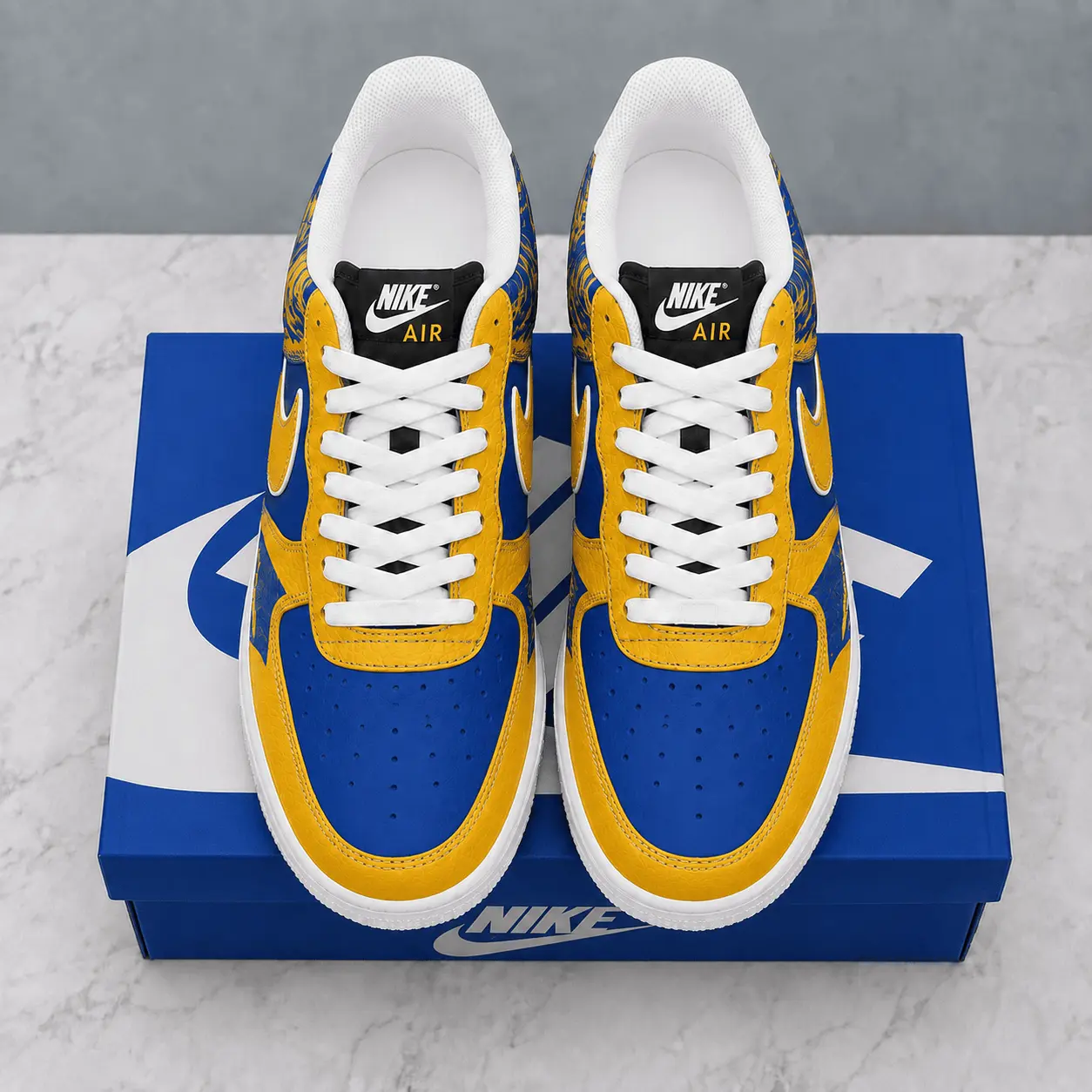 Los Angeles Rams | Premium NFL Stadium Talon Line AF1 Shoes NTD - Image 2