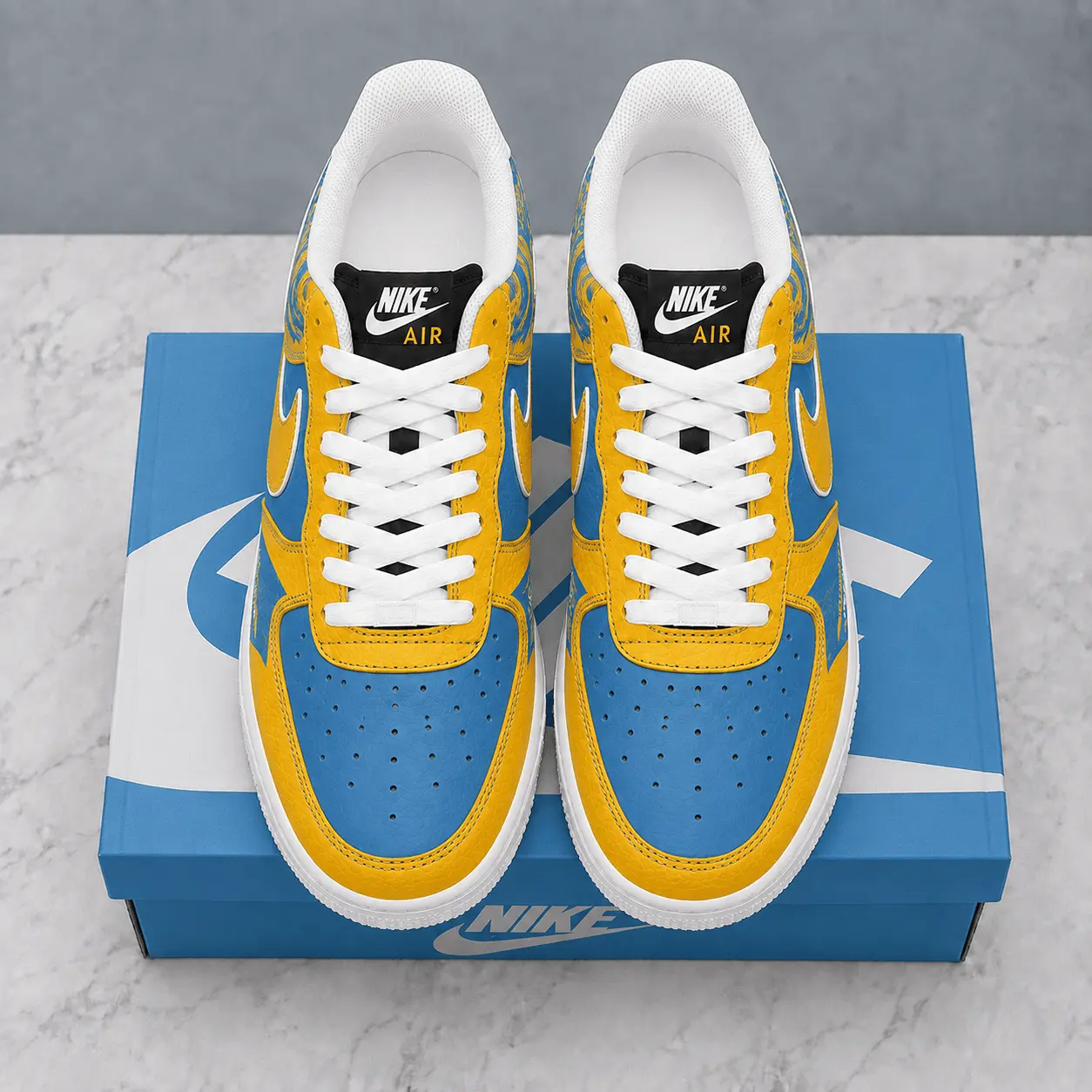 Los Angeles Chargers | Premium NFL Stadium Talon Line AF1 Shoes NTD - Image 2