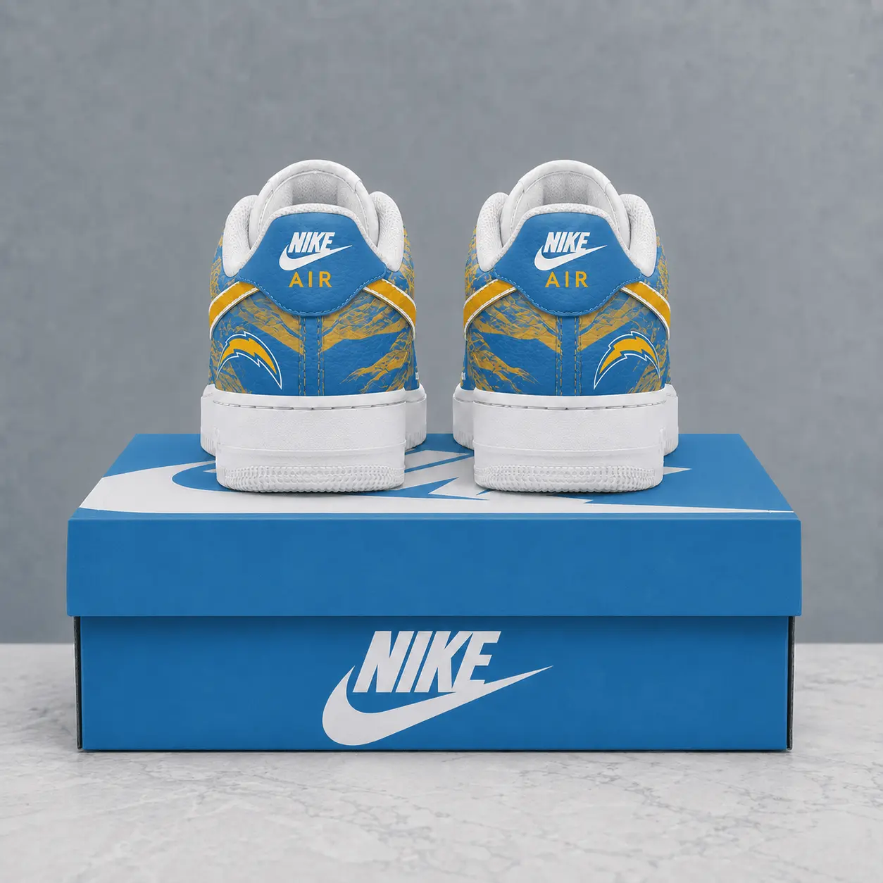 Los Angeles Chargers | Premium NFL Stadium Talon Line AF1 Shoes NTD - Image 3