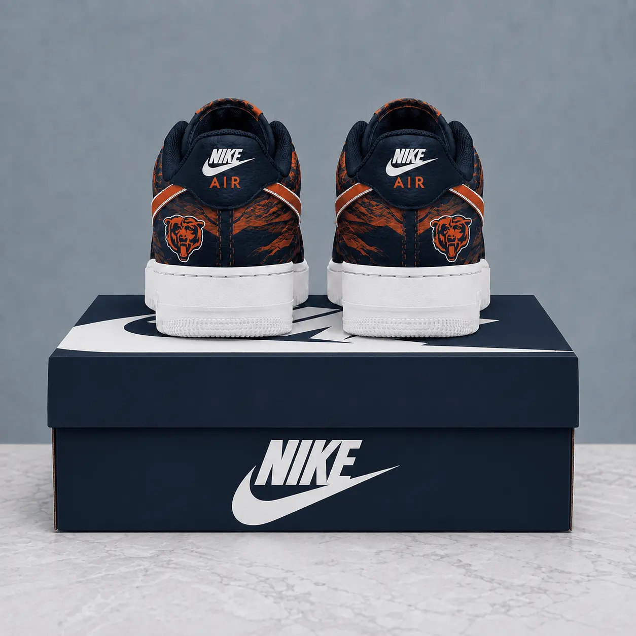 Chicago Bears | Premium NFL Stadium Talon Line AF1 Shoes NTD - Image 3