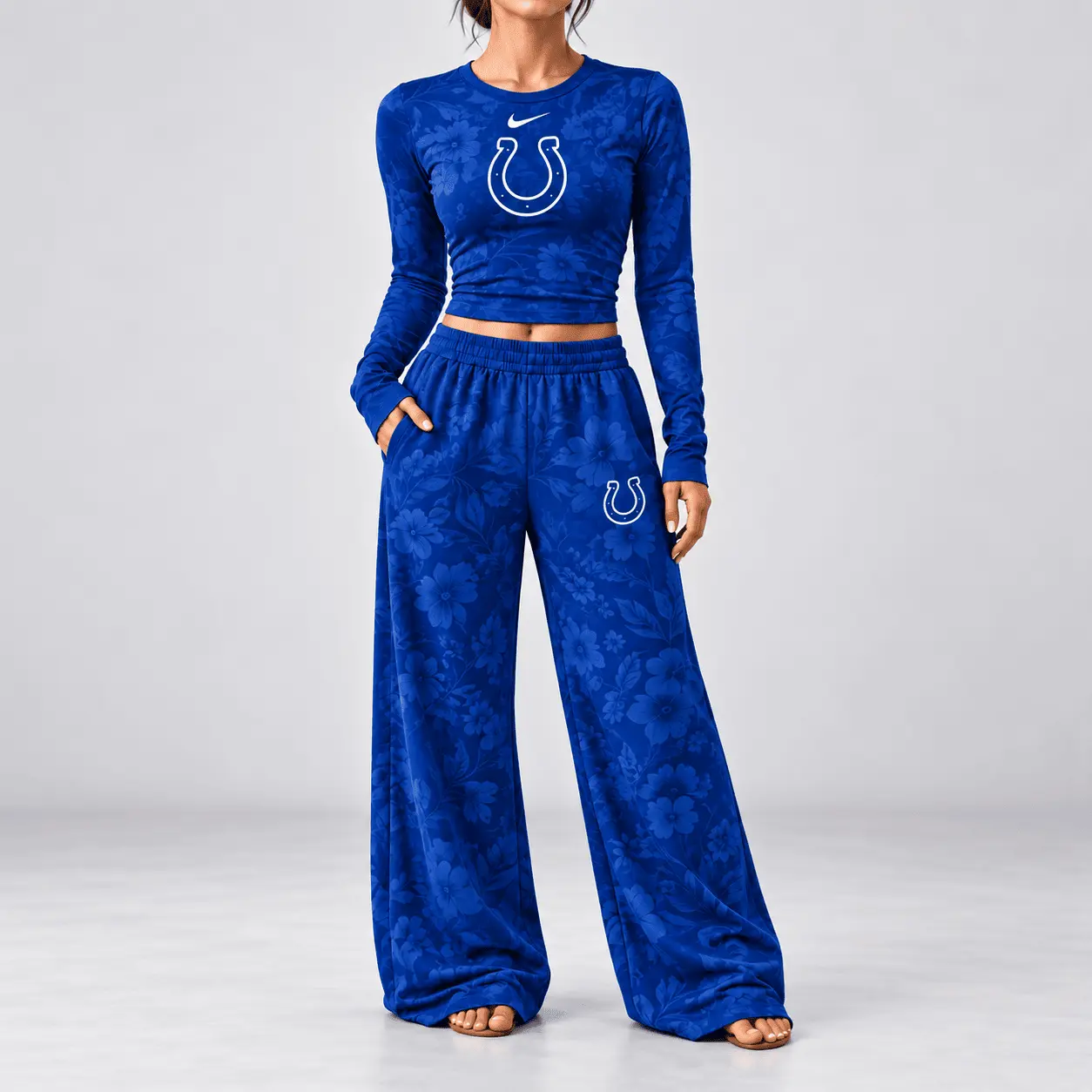 Indianapolis Colts | Premium NFL Game Day Bloom Long Sleeve Shirt & Pants Set TD - Image 2