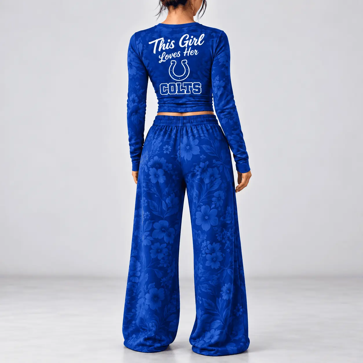 Indianapolis Colts | Premium NFL Game Day Bloom Long Sleeve Shirt & Pants Set TD - Image 3