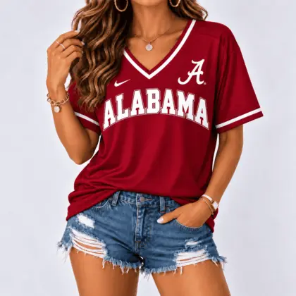 Alabama Crimson Tide | Premium NCAA Classic Game Day V-Neck Shirt NY