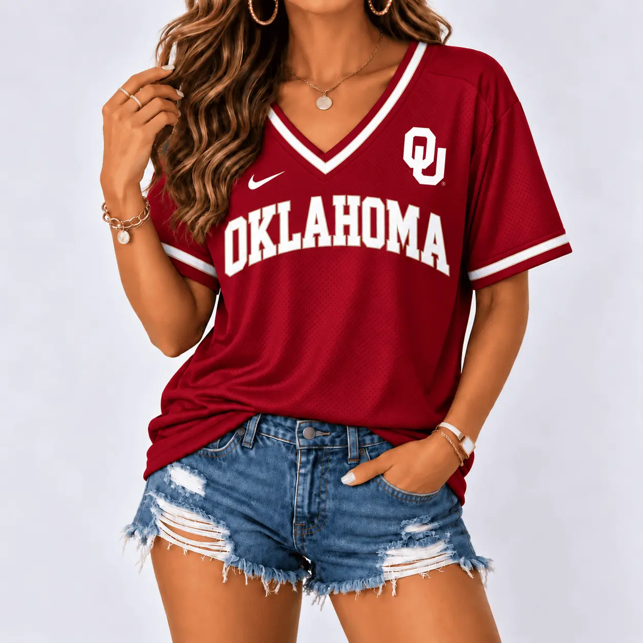 Oklahoma Sooners | Premium NCAA Classic Game Day V-Neck Shirt NY