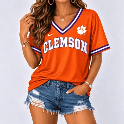 Clemson Tigers | Premium NCAA Classic Game Day V-Neck Shirt NY